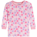 2pc Tossed Heart Long Sleeve PJ - Denny's