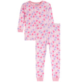 2pc Tossed Heart Long Sleeve PJ - Denny's