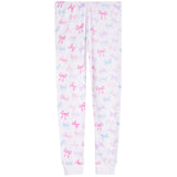 2pc Tossed Bow Long Sleeve PJ - Denny's