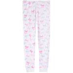 2pc Tossed Bow Long Sleeve PJ - Denny's