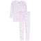2pc Tossed Bow Long Sleeve PJ - Denny's