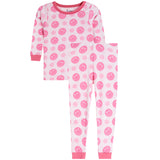 2pc Pink Smiles Long Sleeve PJ - Denny's