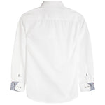 Contrast Trim Solid Dress Shirt - Denny's