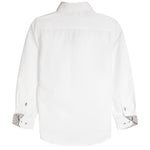 Contrast Trim Solid Dress Shirt - Denny's