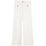 Flap Pocket Wide Leg