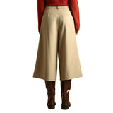 Pleated Long Bermuda
