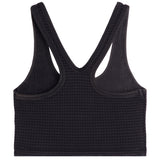 Pacey Thermal Henley Crop Tank Top - Denny's