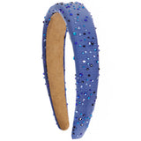Jeweled Tulle Padded Headband - Denny's