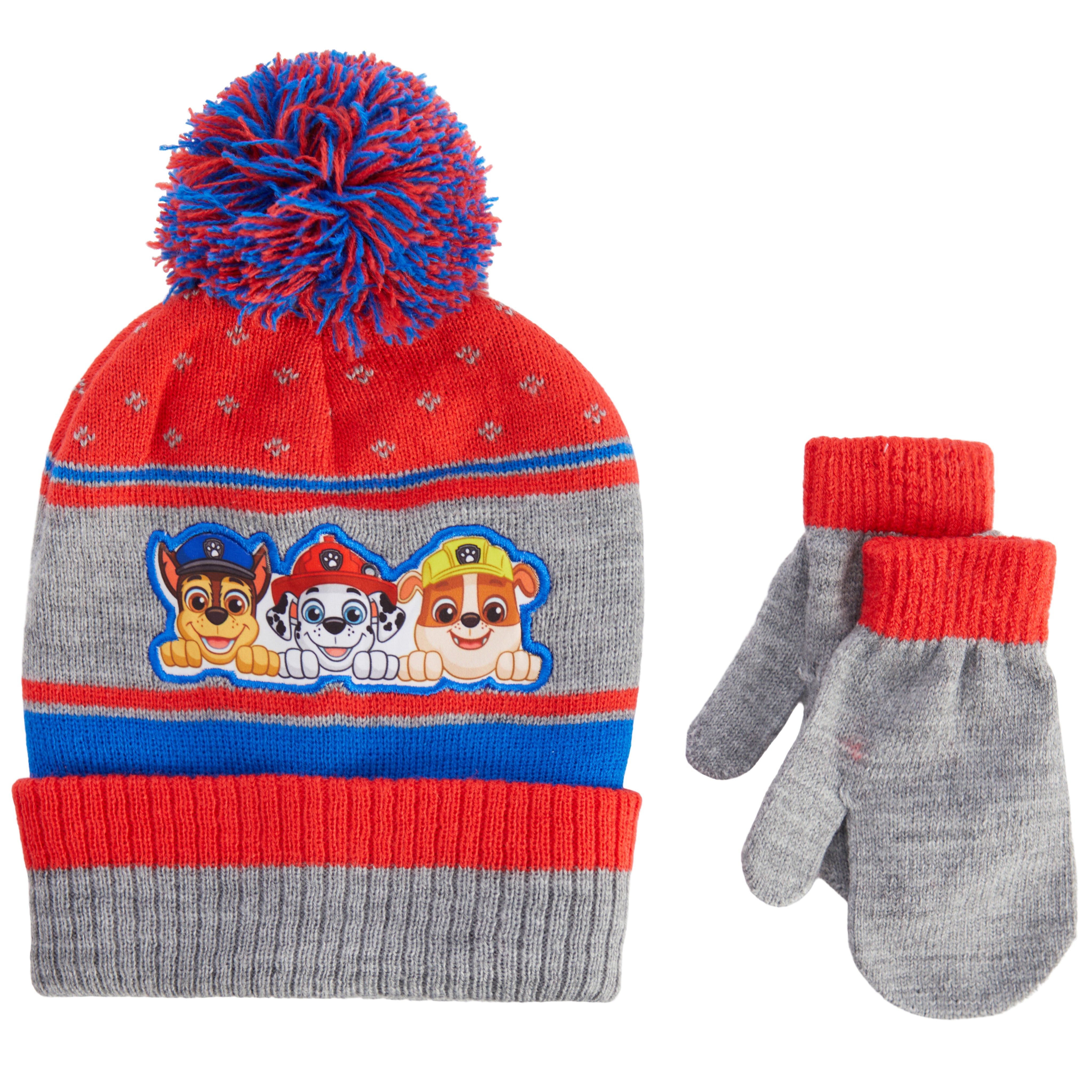 Paw Patrol Hat & Mitten Set - Denny's