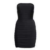 Pamela Strapless Mesh Dress - Denny's