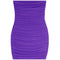 Pamela Mesh Strapless Dress - Denny's