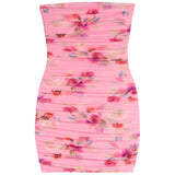 Pamela Watercolor Dress - Denny's