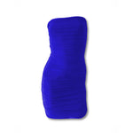 Mesh Strapless  Dress