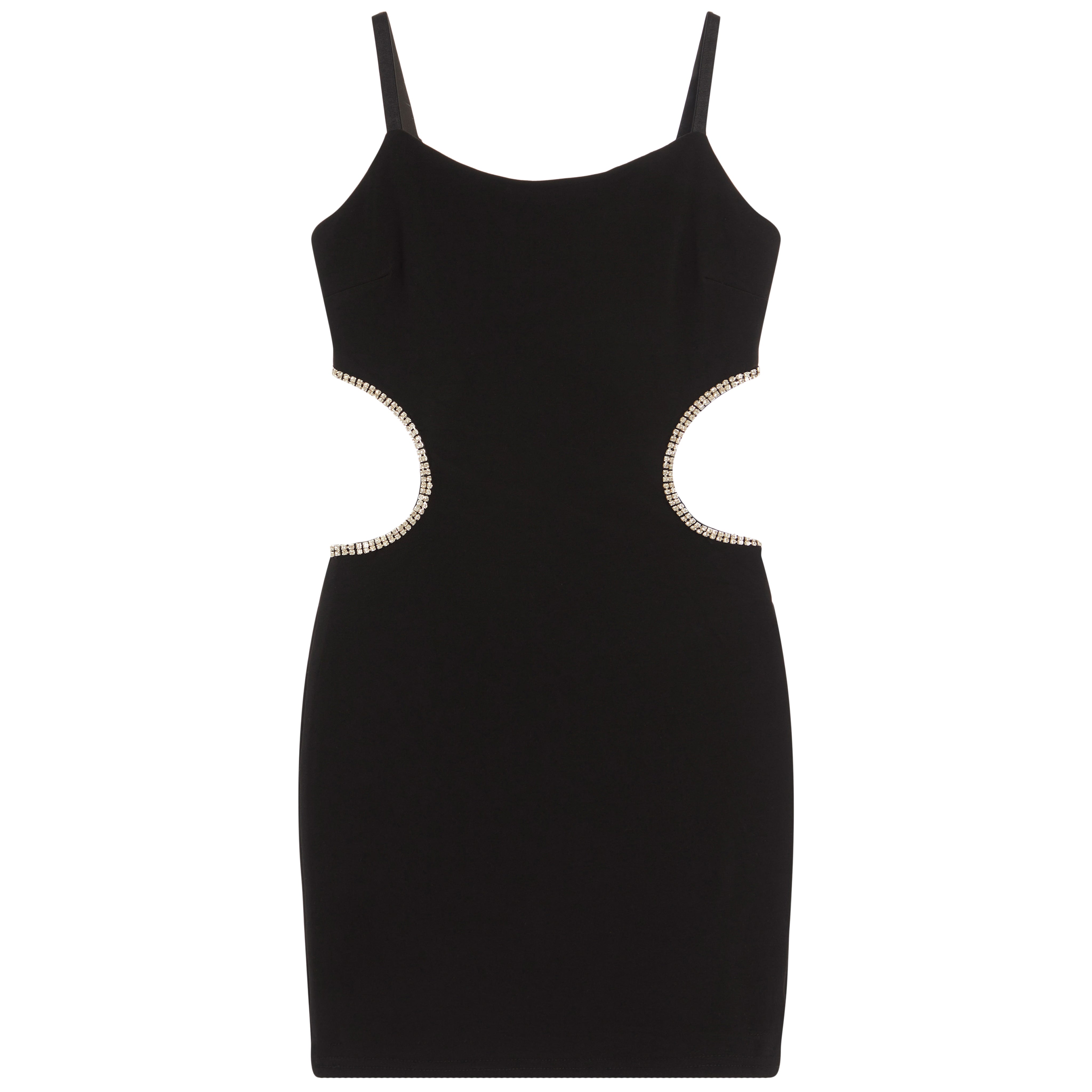 Paris Cut Out Sides And Stones Dress - Denny's