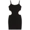 Paris Cut Out Sides And Stones Dress - Denny's