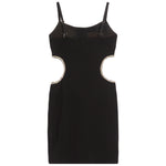 Paris Cut Out Sides And Stones Dress - Denny's