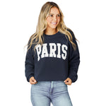 Paris Varsity Crop Sweatshirt - Denny's
