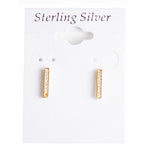 Pave Bar Earring - Denny's