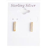Pave Bar Earring - Denny's