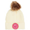 Chenille Smiley Pom Beanie - Denny's
