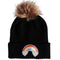 Rainbow Pom Beanie - Denny's