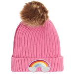 Rainbow Pom Beanie - Denny's