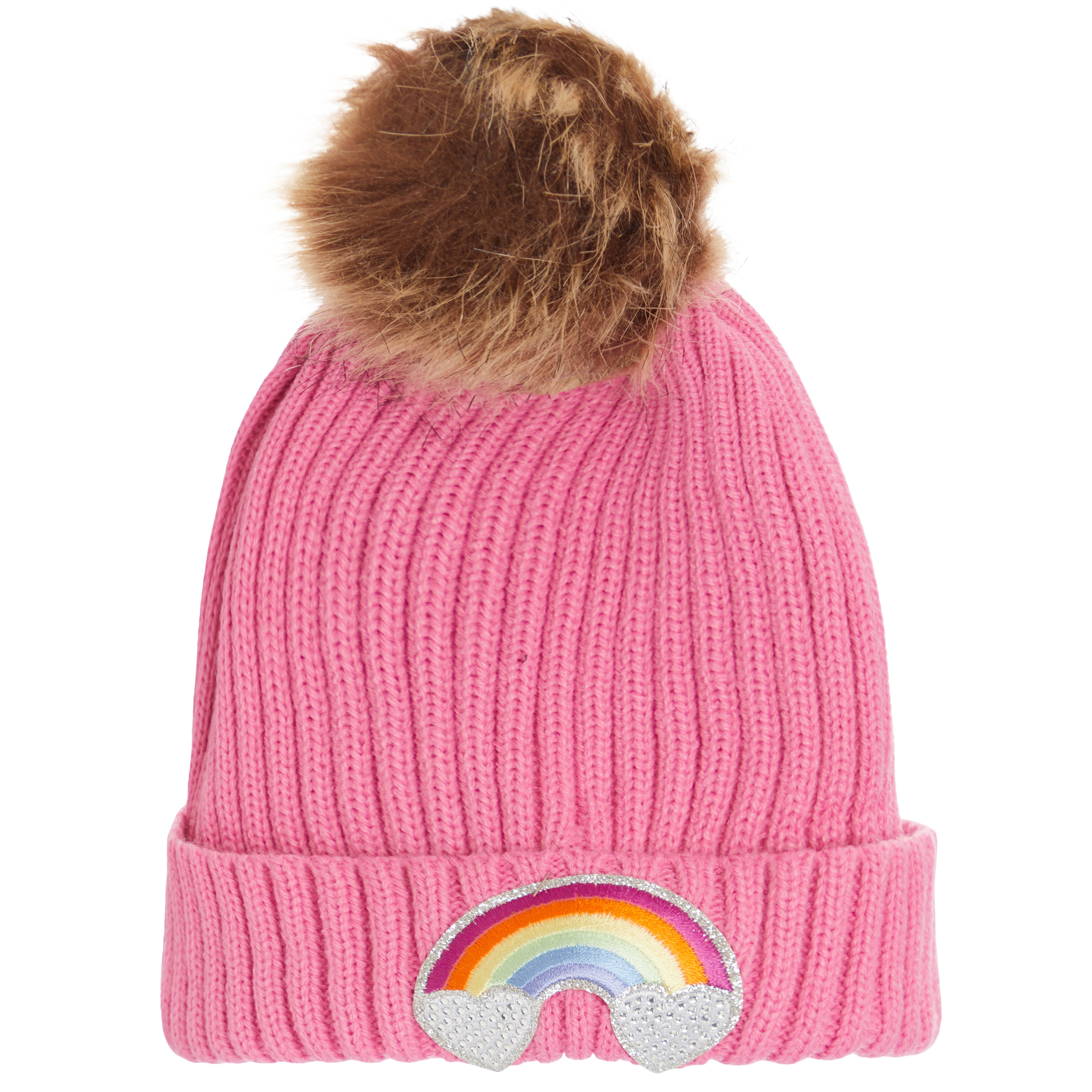 Rainbow Pom Beanie - Denny's