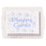 Blue Flower Playing Cards
