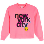 Ombre NYC Smiley Patch Sweatshirt - Denny's