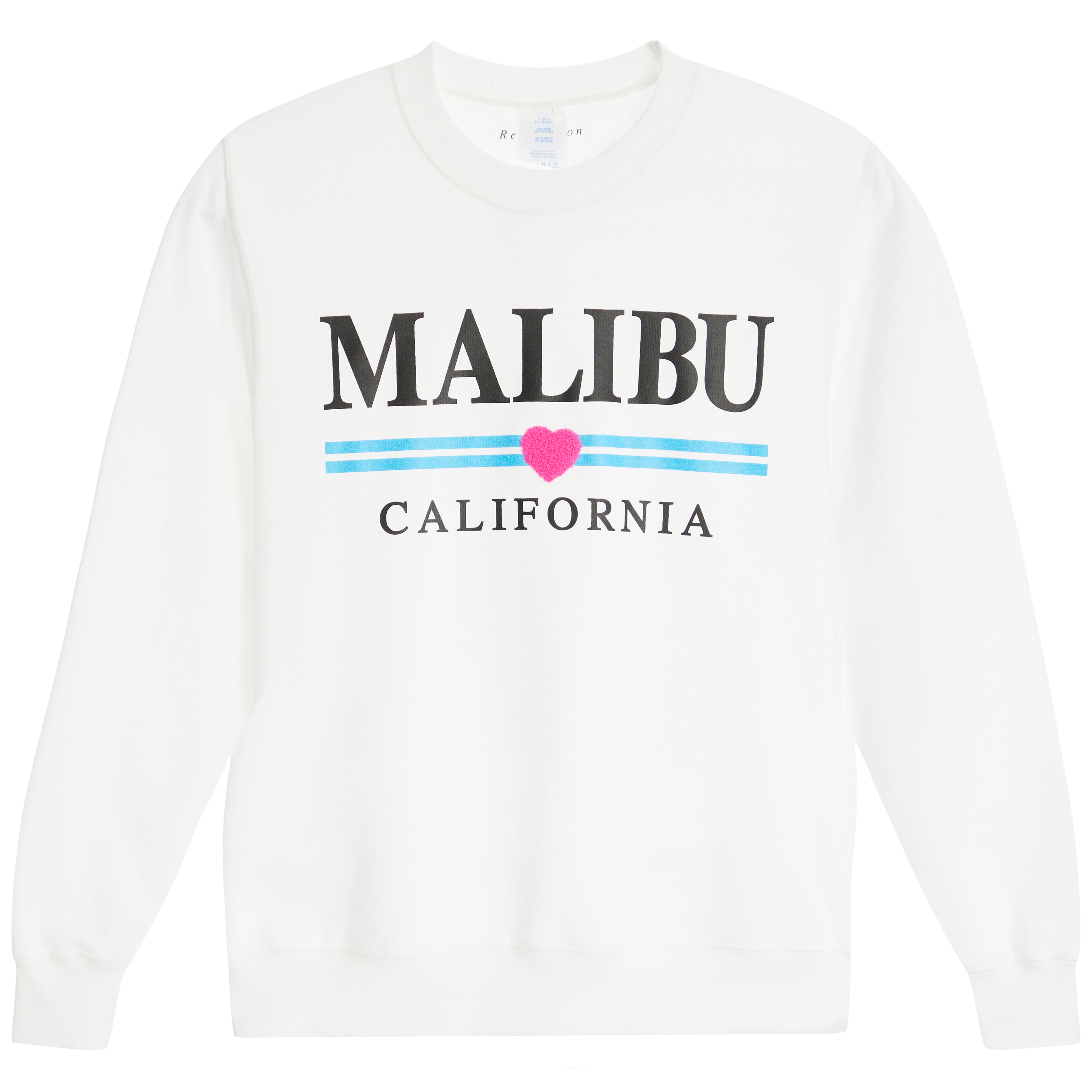 Crew Sweatshirt With Malibu Plush Heart - Denny's