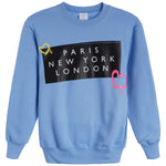 Paris London Crew Sweatshirt - Denny's