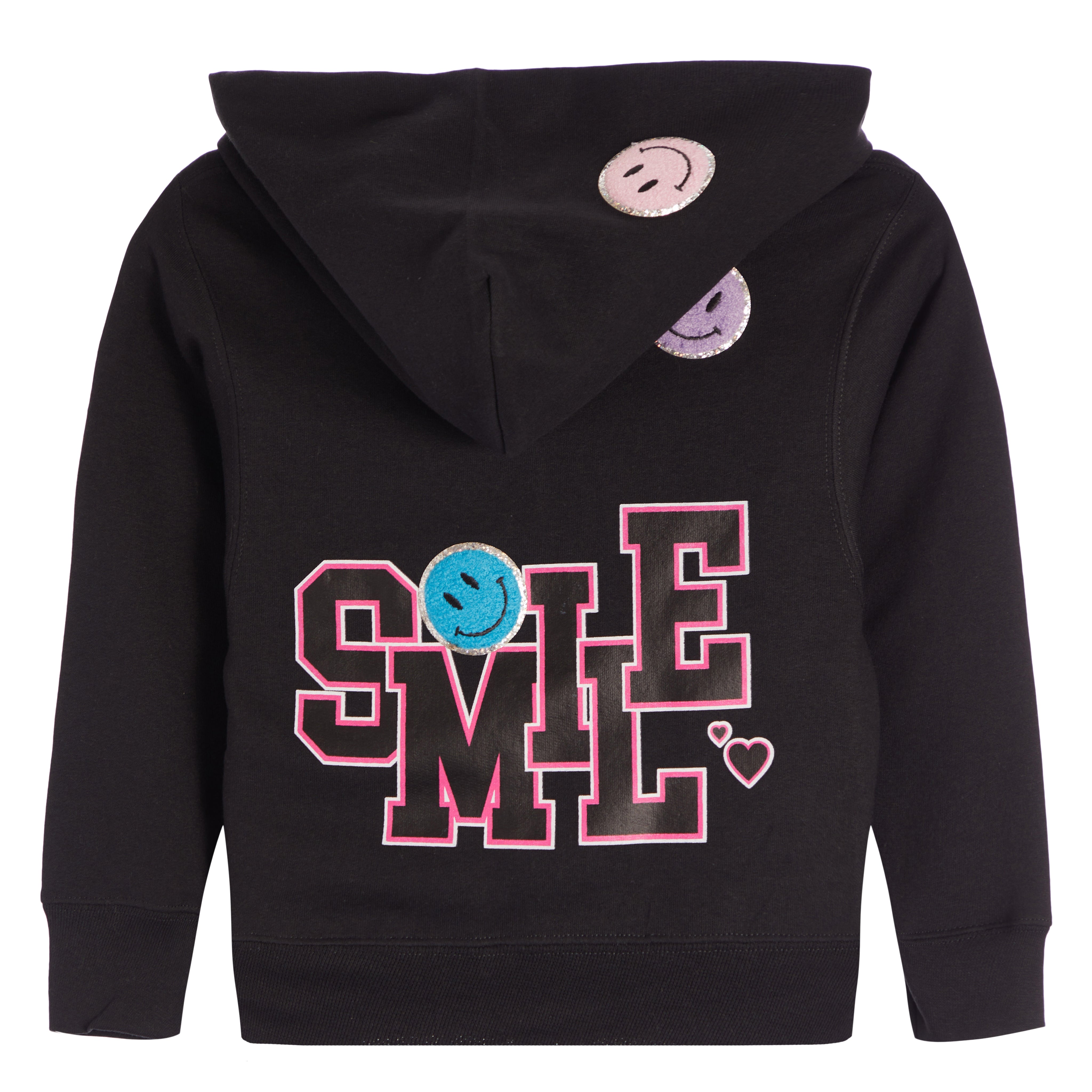 Smile Patch Zip Up Hoodie - Denny's