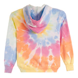 Rainbow Spiral Tie Dye Zip Jacket