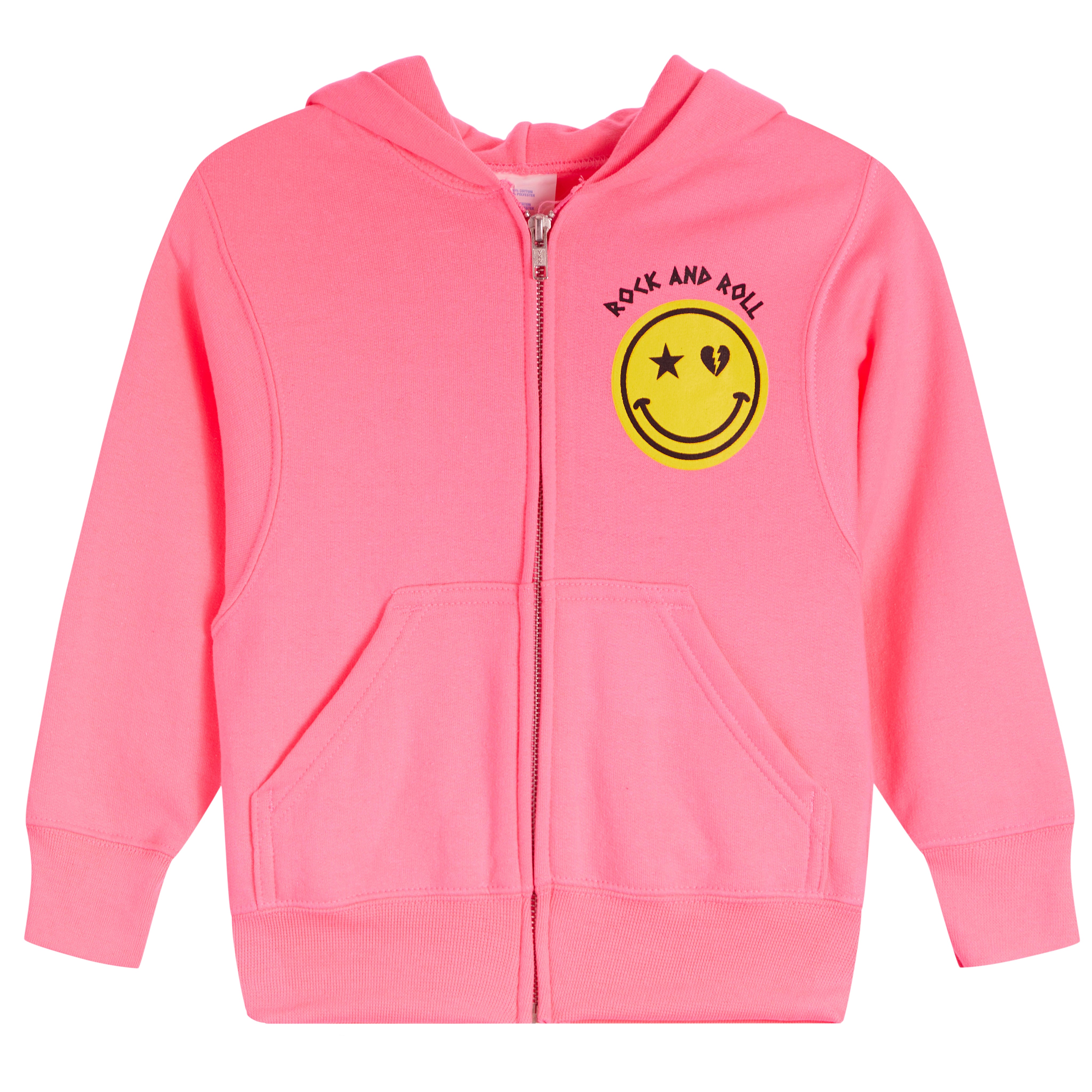 Smiley Rock & Roll Zip Hoodie - Denny's
