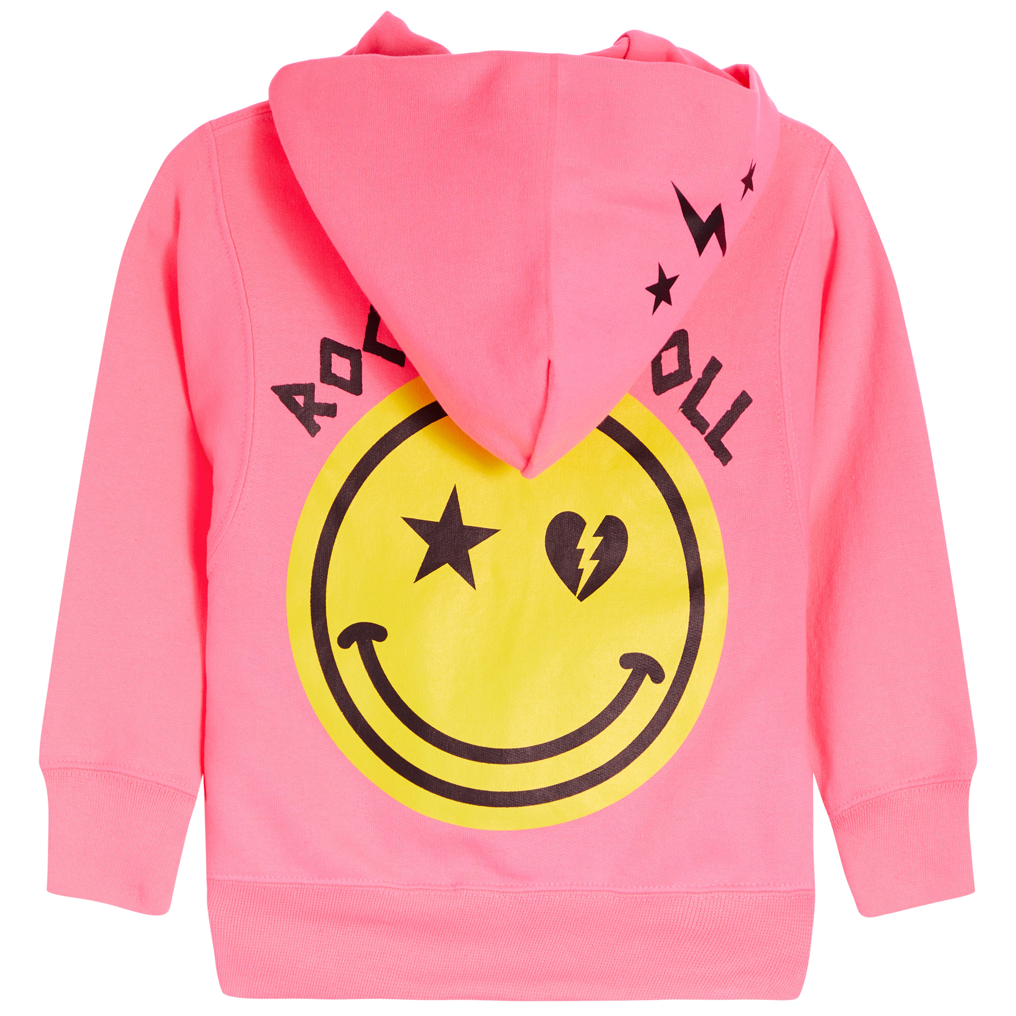 Smiley Rock & Roll Zip Hoodie - Denny's