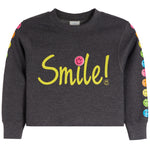 Multi Smilies Smile Sweatshirt - Denny's