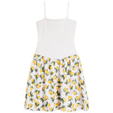 Lemon Strapless Dress