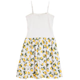 Lemon Strapless Dress
