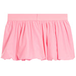 Pink bubble skirt on a white background
