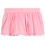 Pink bubble skirt on a white background