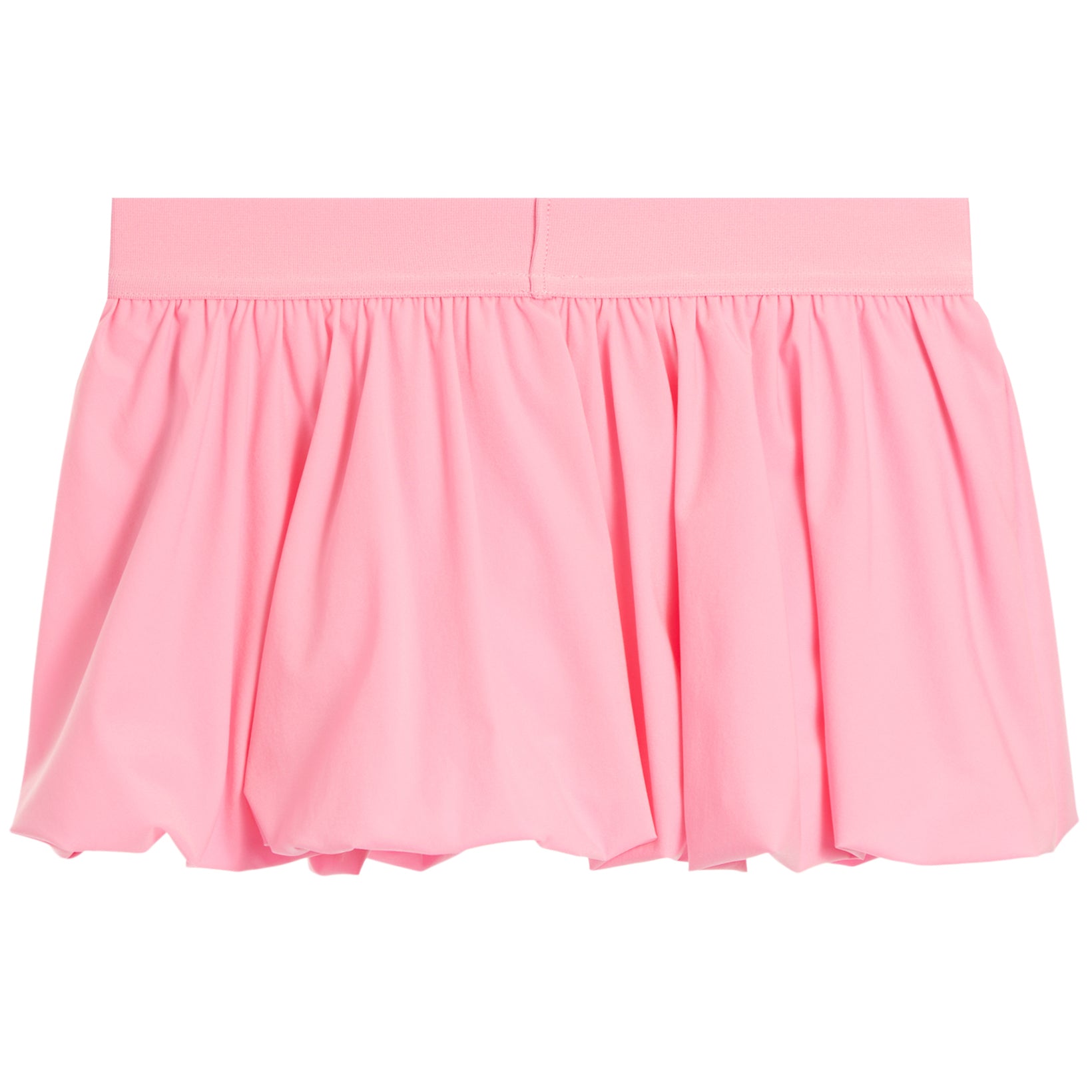 Pink bubble skirt on a white background