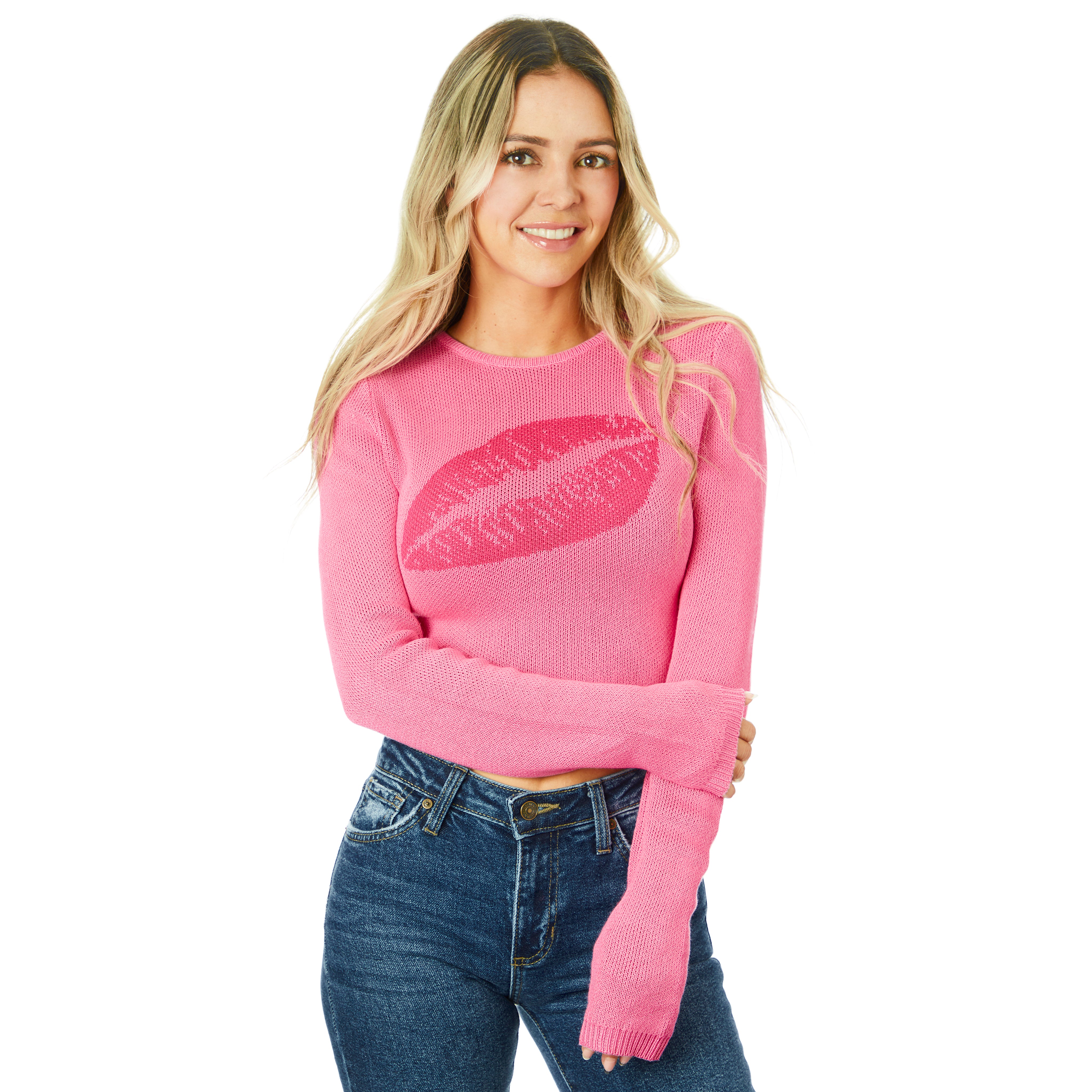 Lips Crew Sweater - Denny's