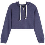 Peyton Crop 3/4 Zip Hoodie - Denny's