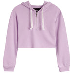 Peyton Crop 3/4 Zip Hoodie - Denny's