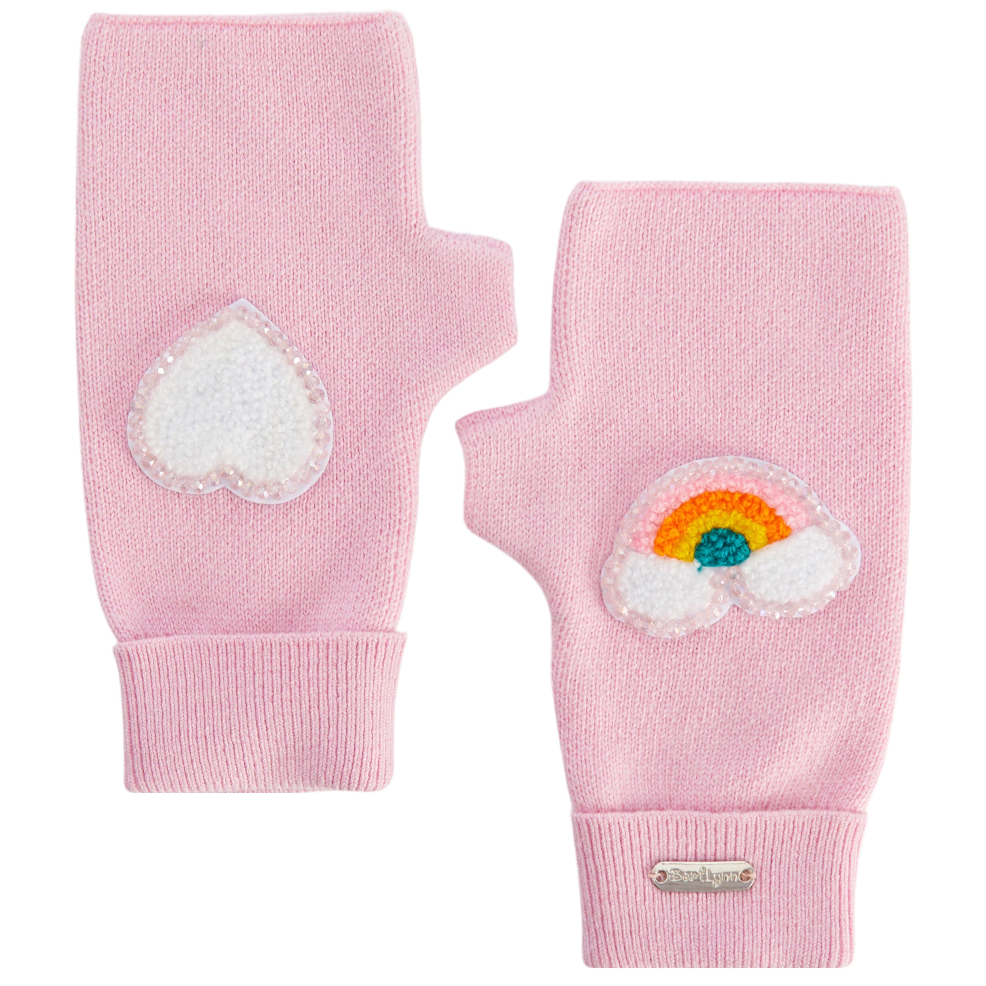 Rainbow Heart Fingerless Glove - Denny's