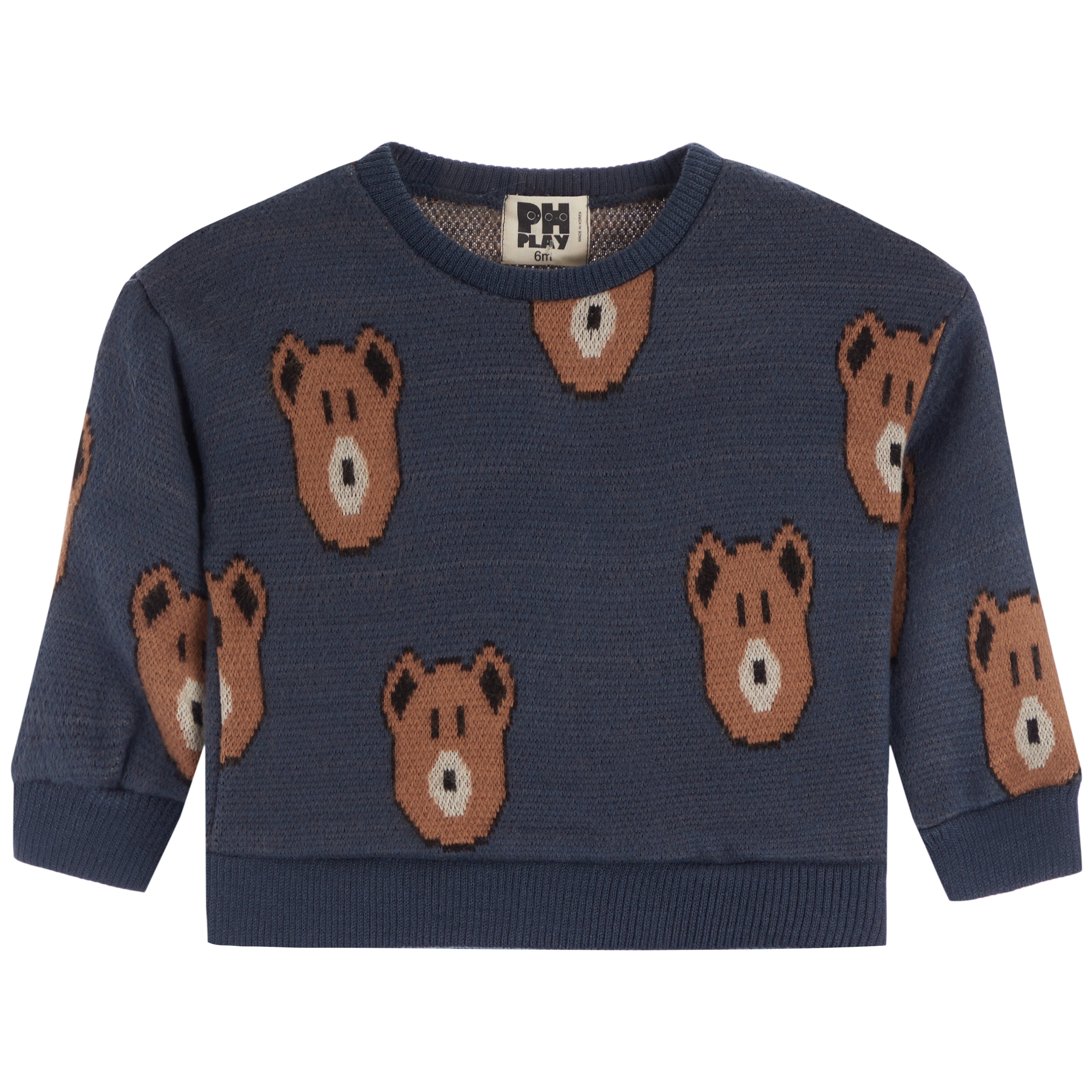 Knit Bear Sweatshirt - Denny's