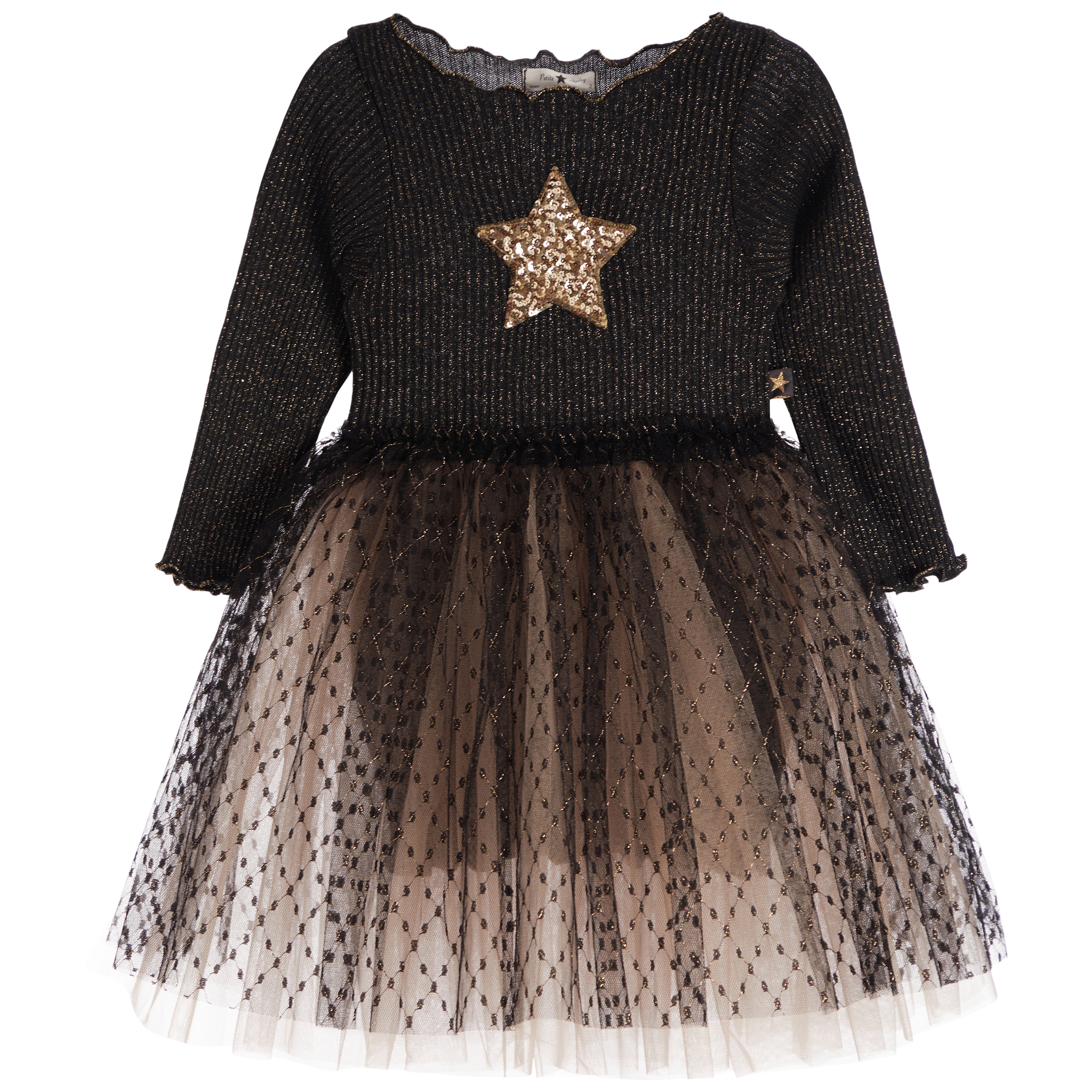 Frill Party Dress with Star - Denny's