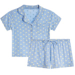 Blue Heart Short Set - Denny's