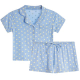 Blue Heart Short Set - Denny's