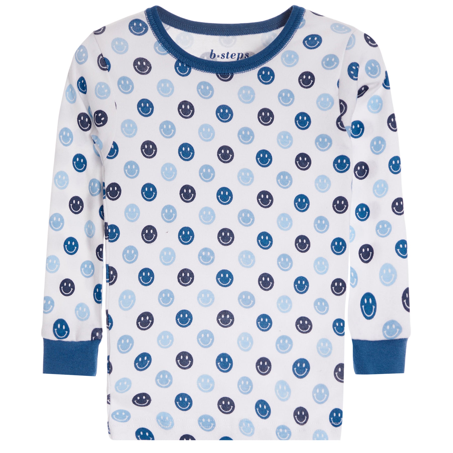 Blue Smiley 2pc PJ - Denny's